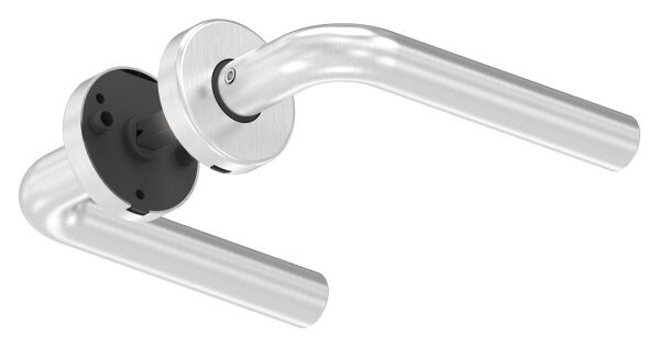 Türdrücker-Paar, drehbar, inkl. 8mm Drückerstift, V2A