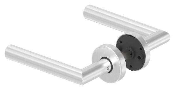 Türdrücker-Paar, drehbar, inkl. 8mm Drückerstift, V2A