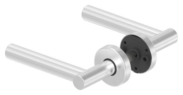 Türdrücker-Paar, drehbar, inkl. 8mm Drückerstift, V2A