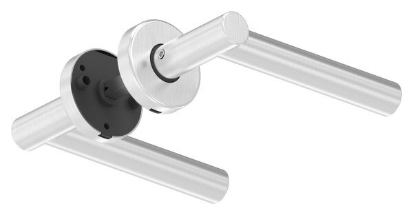 Türdrücker-Paar, drehbar, inkl. 8mm Drückerstift, V2A