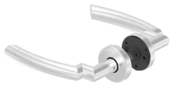 Türdrücker-Paar, drehbar, inkl. 8mm Drückerstift, V2A