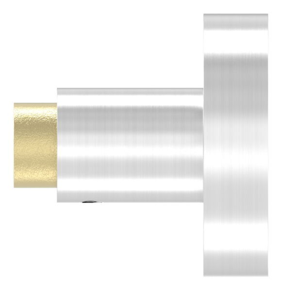 Türknopf, einzeln, Ø 55mm, gerade, V2A