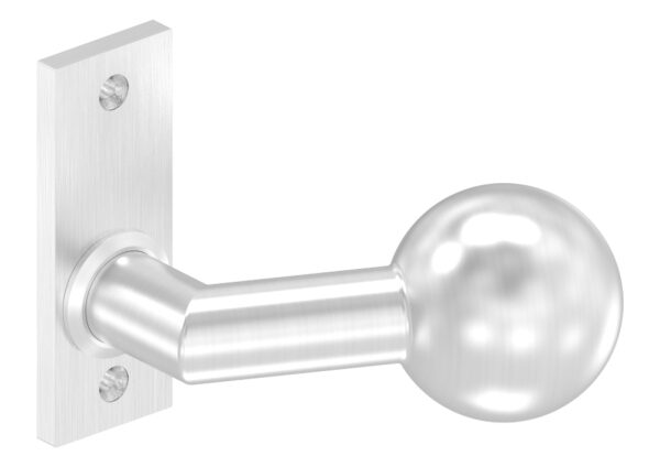 Türknopf, Ø 50mm, mit Langschild,...