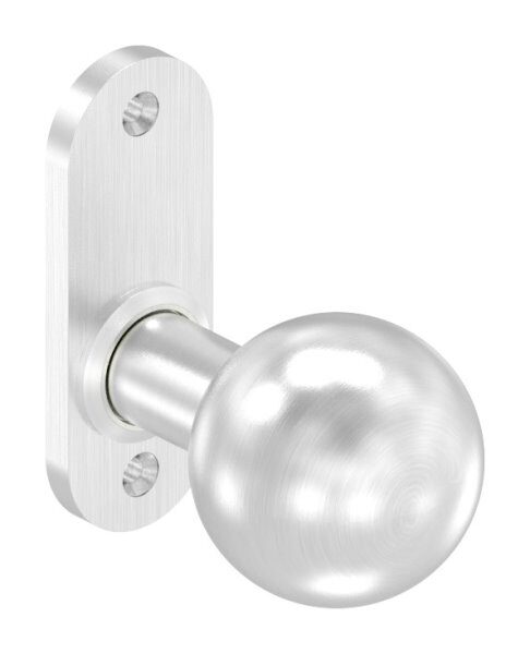 Türknopf, Ø 50mm, mit Kurzschild,...