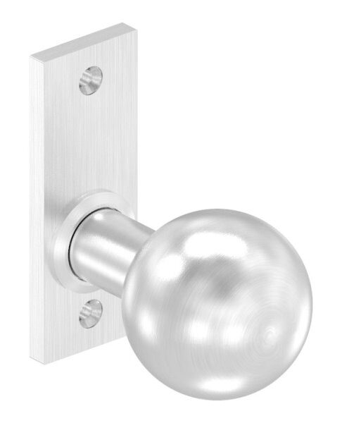 Türknopf, Ø 50mm, mit Kurzschild,...