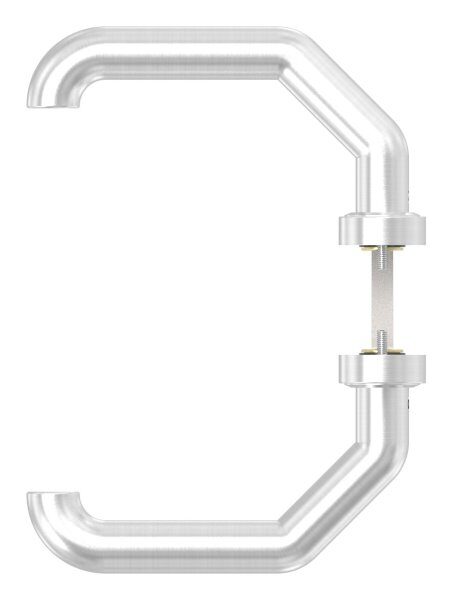 Türdrücker-Paar, inkl. 8mm Drückerstift, für Kastendicke 30-60mm, V2A