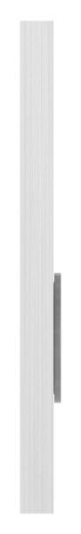 Kurzschild, eckig, passend für Schlosskästen, Abmessung: 32x87x6mm, V2A