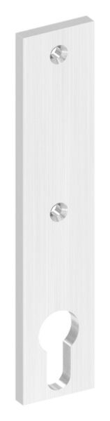 Langschild, eckig, passend für Schlosskästen, Abmessung: 32x156x6mm, V2A