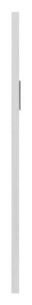 Langschild, eckig, passend für Einsteckschlösser, Abmessung: 32x220x6mm, V2A