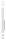 Kurzschild, gerundet, passend für Schlosskästen, Abmessung: 32x87x6mm, V2A
