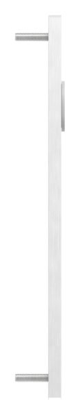 Langschild eckig, 30 x 175 x 6mm, Abstand 92mm, geschliffen K240, V2A