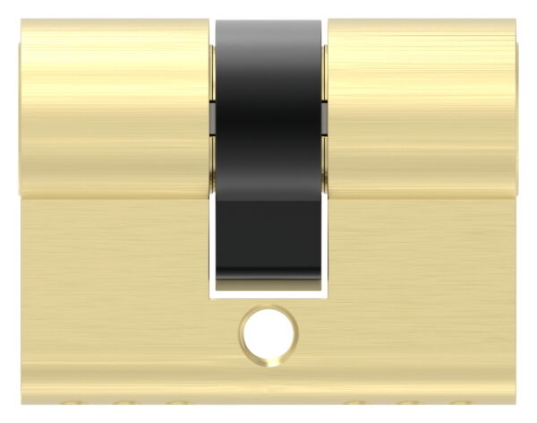 Profilzylinder aus Messing mit 3 Schlüssel, L: 42mm, 21 / 21mm, verschieden schließend