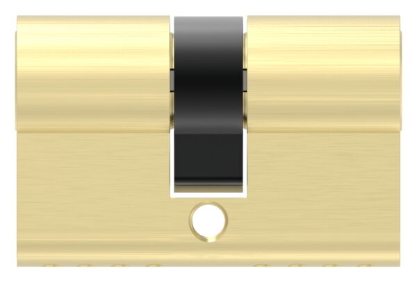 Profilzylinder aus Messing mit 3 Schlüssel, L: 50mm, 25 / 25mm, verschieden schließend