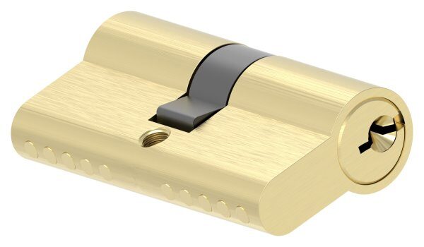 Profilzylinder aus Messing mit 3 Schlüssel, L: 60mm,...