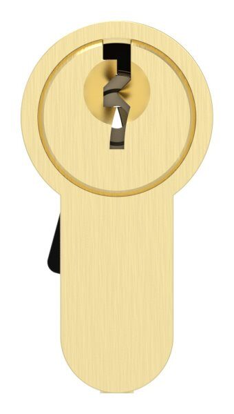 Profilzylinder aus Messing mit 3 Schlüssel, L: 60mm, 30 / 30mm, verschieden schließend