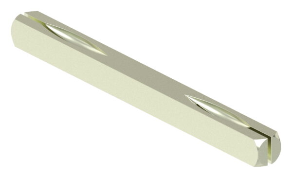 Drückerstift, verzinkt, 8x8mm, Länge: 100mm