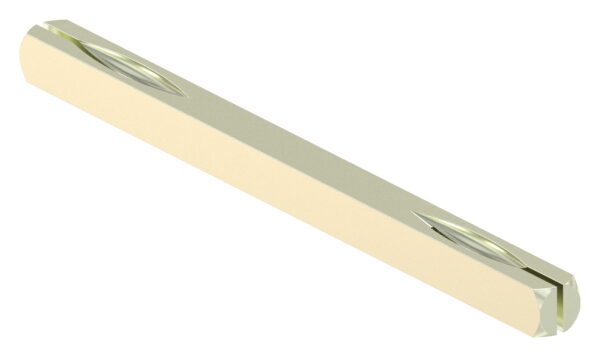 Drückerstift, verzinkt, 8x8mm, L: 120mm