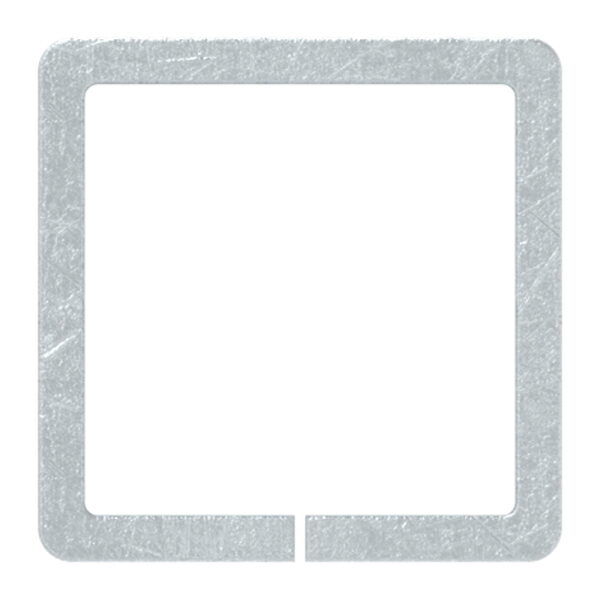 Ausgleichshülse von 8x8 auf 10x10mm, Länge 15mm, verzinkt