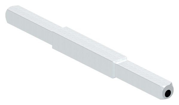 Drückerstift, verzinkt, 8x8mm, Mittig 10x10mm,...