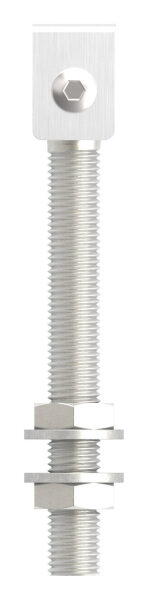 Torband zum Anschweißen mit langem Gewinde M16, V2A