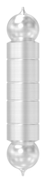 Anschweißband mit festem Stift glatt, 24mm - Dorn 13mm, V2A