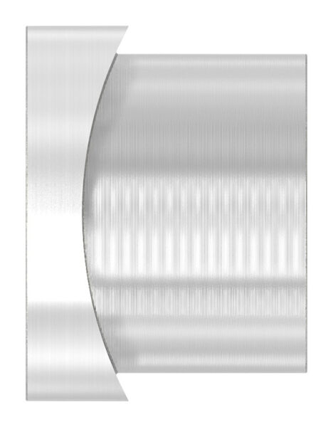 Gewindehülse, passend zu Torband 120-M12-VA, für Rohr 42,4mm, V2A