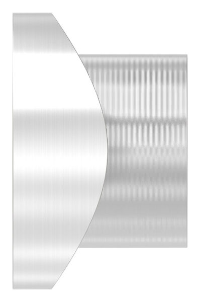 Gewindehülse, passend zu Torband 120-M16-VA, für Rohr 42,4mm, V2A