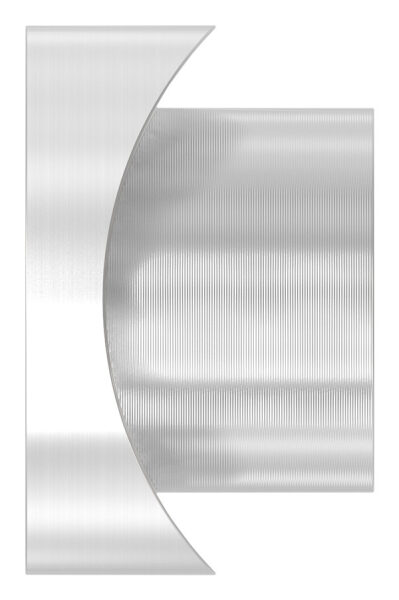 Gewindehülse, passend zu Torband 120-M16-VA, für Rohr 42,4mm, V2A