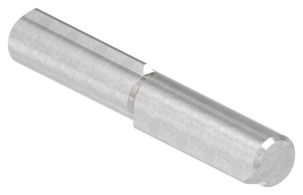 Anschweißband mit festem Stift und Edelstahlscheibe, L: 100mm, AußenØ: 14mm, BolzenØ: 8mm, Tragkraft bei 2 Bänder: 50kg, V2A
