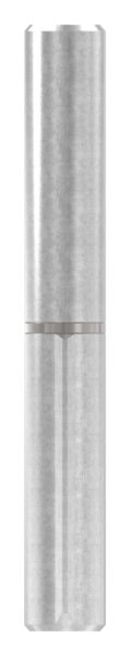 Anschweißband mit festem Stift und Edelstahlscheibe, L: 120mm, AußenØ: 16mm, BolzenØ: 9mm, Tragkraft bei 2 Bänder: 60kg, V2A