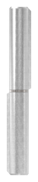 Anschweißband mit festem Stift und Edelstahlscheibe, L: 140mm, AußenØ: 16mm, BolzenØ: 9mm, Tragkraft bei 2 Bänder: 60kg, V2A