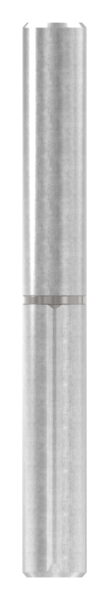 Anschweißband mit festem Stift und Edelstahlscheibe, L: 140mm, AußenØ: 16mm, BolzenØ: 9mm, Tragkraft bei 2 Bänder: 60kg, V2A