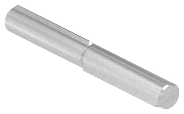 Anschweißband mit festem Stift und Edelstahlscheibe, L: 160mm, AußenØ: 18mm, BolzenØ: 10mm, Tragkraft bei 2 Bänder: 80kg, V2A