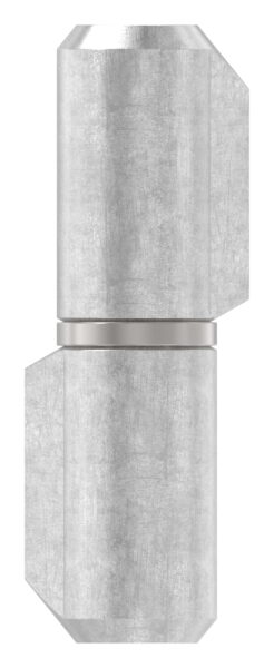 Anschweißband mit festem Stift und Edelstahlscheibe, L: 40mm, AußenØ: 10mm, BolzenØ: 6mm, Tragkraft bei 2 Bänder: 20kg, V2A