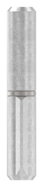 Anschweißband mit festem Stift und Edelstahlscheibe, L: 60mm, AußenØ: 10mm, BolzenØ: 6mm, Tragkraft bei 2 Bänder: 20kg, V2A