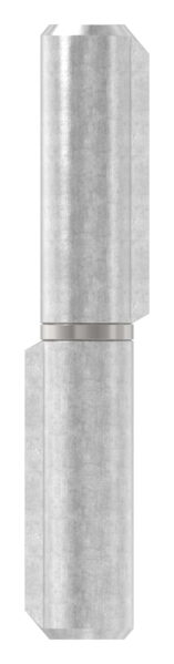 Anschweißband mit festem Stift und Edelstahlscheibe, L: 80mm, AußenØ: 12mm, BolzenØ: 7mm, Tragkraft bei 2 Bänder: 40kg, V2A