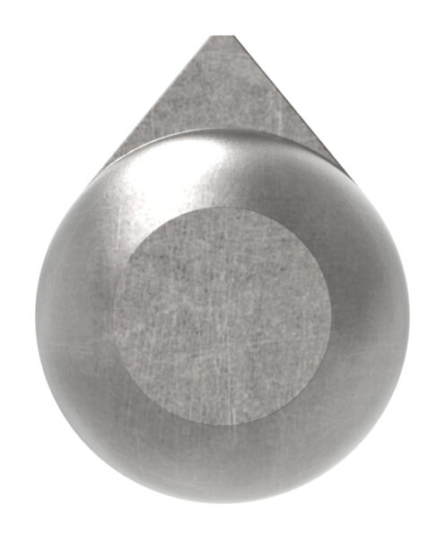 Anschweißband mit Nase zum Anschweißen, mit Messingring und -stift, Länge: 120mm, Rollen-Ø 16mm, Stift-Ø 11mm