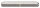 Anschweißband mit Nase zum Anschweißen, mit Messingring und -stift, Länge: 120mm, Rollen-Ø 16mm, Stift-Ø 11mm