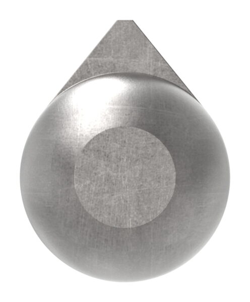 Anschweißband mit Nase zum Anschweißen, mit Messingring und -stift, Länge: 140mm, Rollen-Ø 20mm, Stift-Ø 12mm