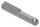 Anschweißband mit Nase zum Anschweißen, mit Messingring und -stift, Länge: 140mm, Rollen-Ø 20mm, Stift-Ø 12mm