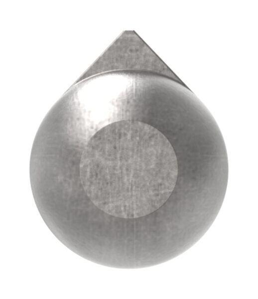 Anschweißband mit Nase zum Anschweißen, mit Messingring und -stift, Länge: 60mm, Rollen-Ø 10mm, Stift-Ø 6mm