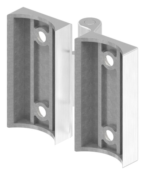 Scharnier, passend zu Torriegel, zum Anschrauben- für Rohr 42,4mm, V4A