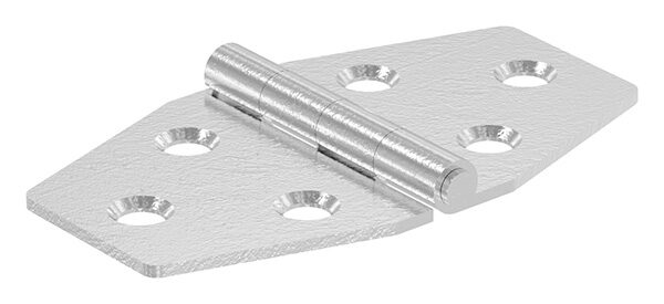 Edelstahl-Scharnier 40x70mm mit festem Zapfen, V2A