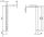 Torriegel zum Anschrauben, Ø 14mm, L: 400mm, selbsthemmend mit Feder, V2A