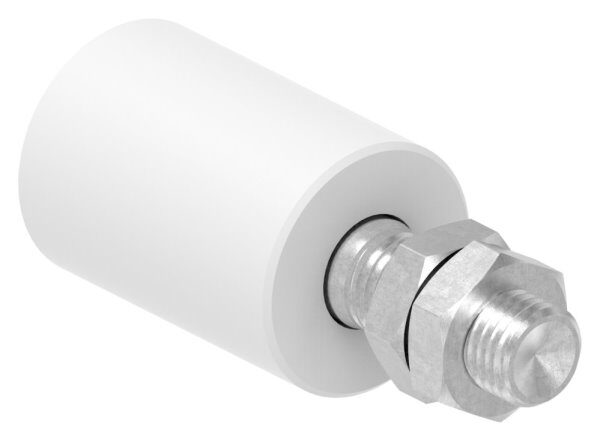 Führungsrolle, passend zu Führungsbügel mit zwei Kugellagern, Ø 39mm, V2A