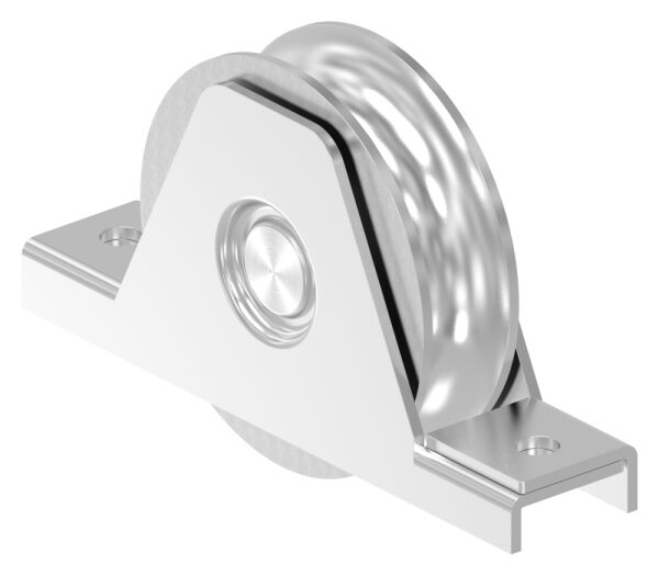 Schiebetorrolle Ø 90mm, mit 2 Kugellager,...