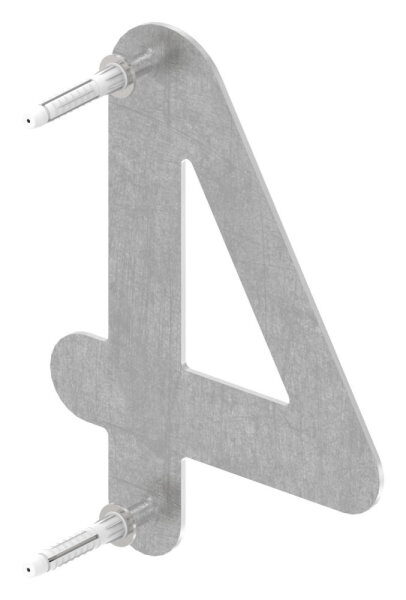 Hausnummer 4 - "klein" 113 x 155 x 2,0mm, V2A