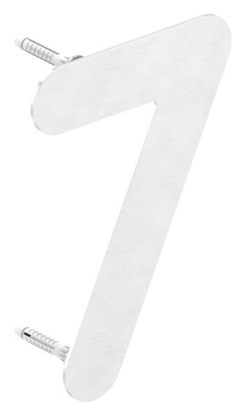 Hausnummer 7 - "klein" 98 x 155 x 2,0mm, V2A
