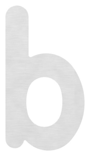 Hausnummer b - "klein" 85 x 145 x 2,0mm, V2A