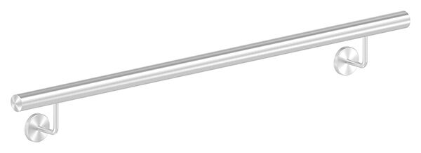 Handlauf, montagefertig, aus Rohr 42,4mm, L: 1,2m, mit 2 Handlaufhalter 50500-240, verschweißt, V2A